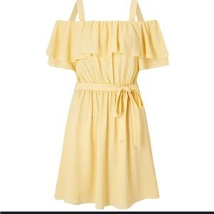 Miss Selfridge Yellow Dress Sz 2